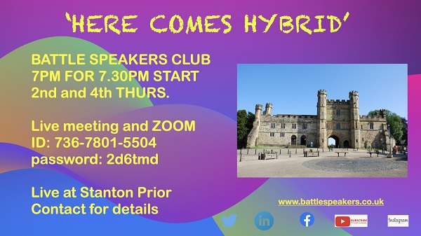 MEETING BATTLE SPEAKERS
